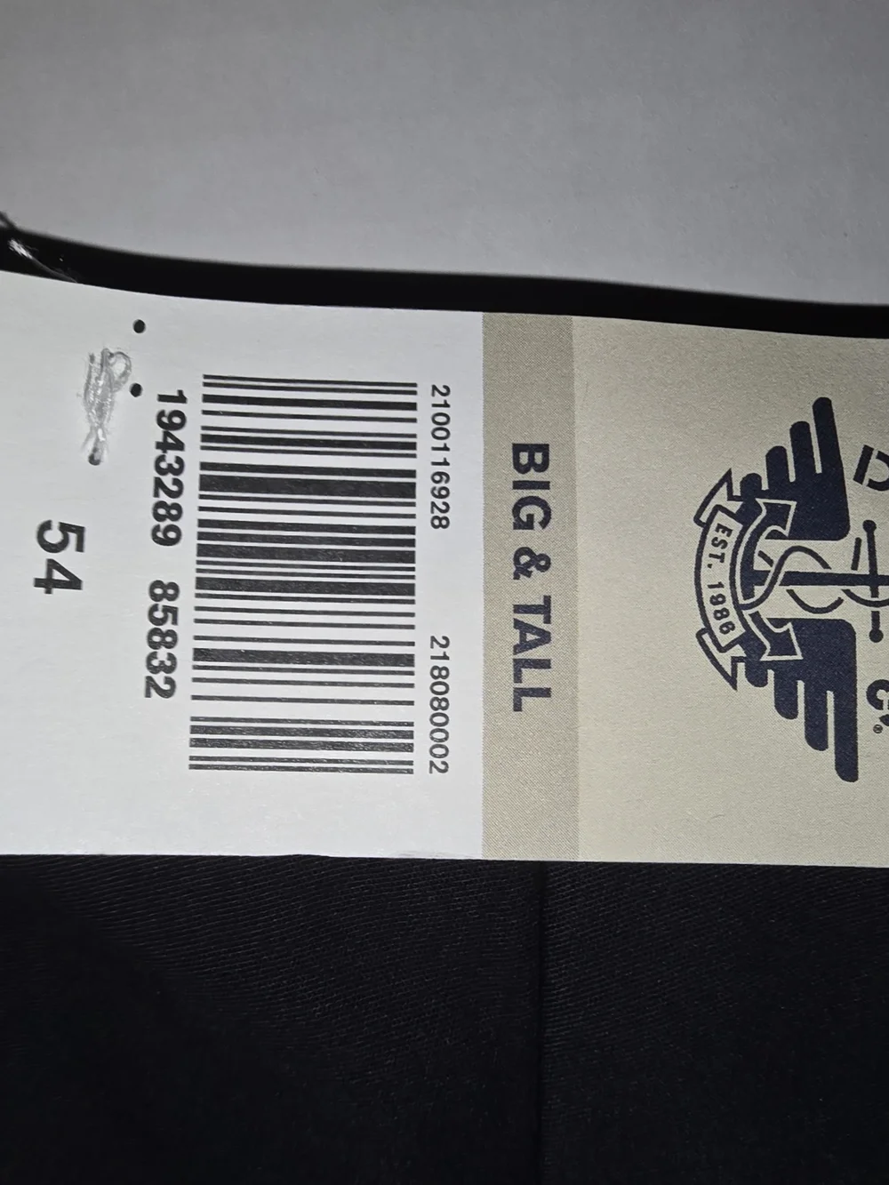 Dockers Ultimate Short - Black - Big & Tall Men NWT Size 54